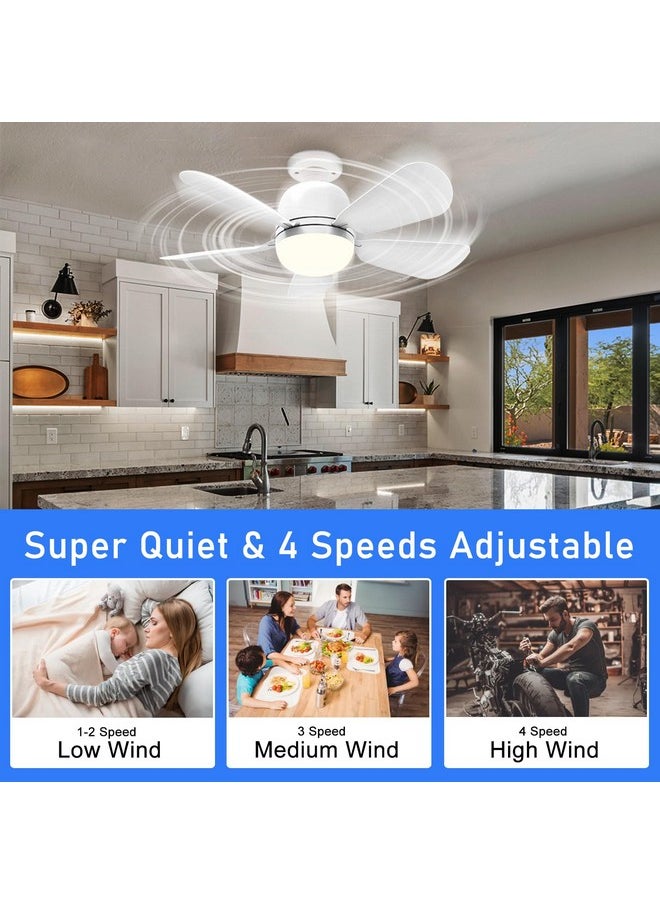 QiyuanLS 2-Pack Socket Fan Light, Dimmable LED Ceiling Fan Light Bulb Replacement, E26 Screw in Modern Ceiling Fan Light with Remote Control, Energy Efficient Quiet Fan Light for Bedroom Living Room Garage  - Image 3