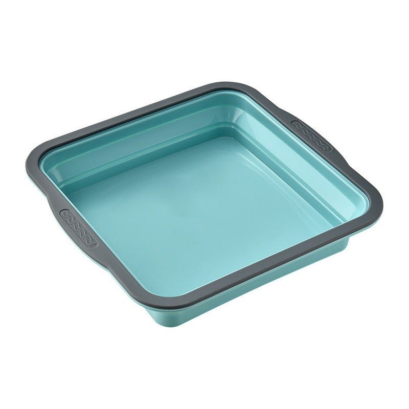 Direct Sale Foldable Silicone Cake Mold, Easy Release, 6-Cavity/12-Cavity Baking Pan, Square & Round Shapes