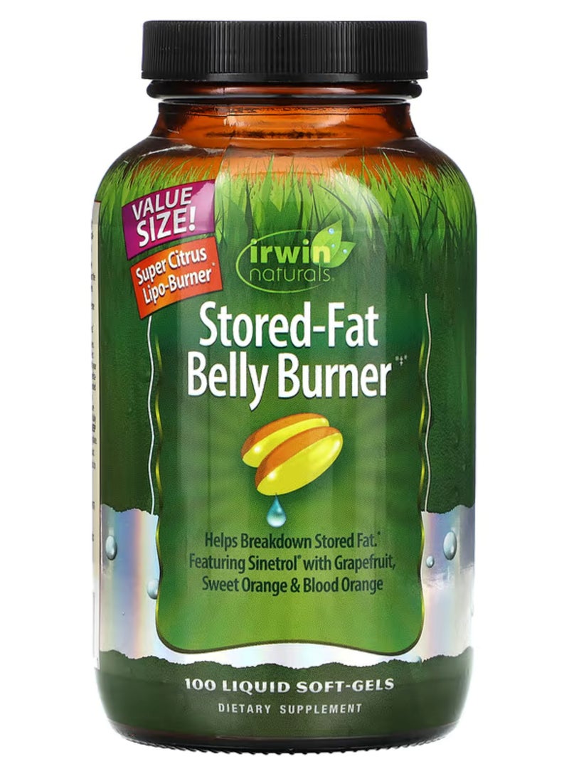 Irwin Naturals, Stored-Fat Belly Burner, 100 Liquid Soft-Gels - Image 1