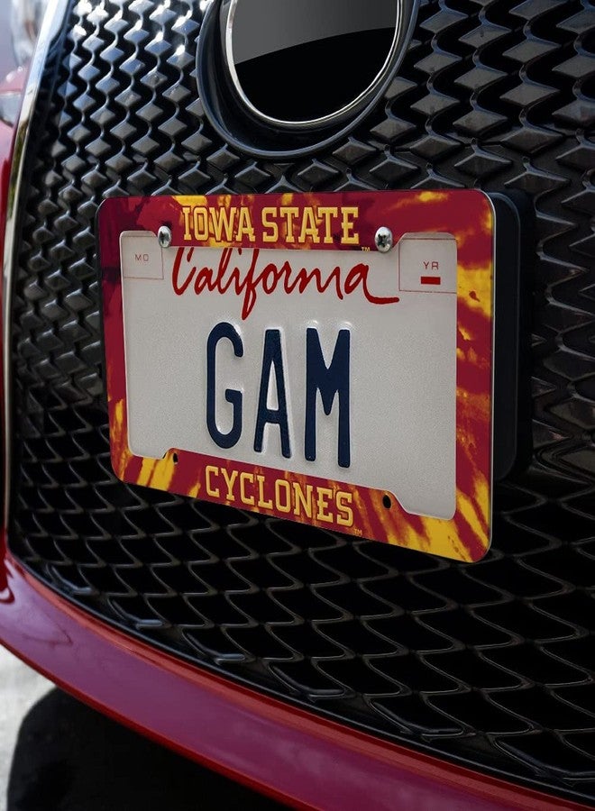 GRAPHICS & MORE Iowa State University Tie-Dye License Plate Tag Frame - Image 3