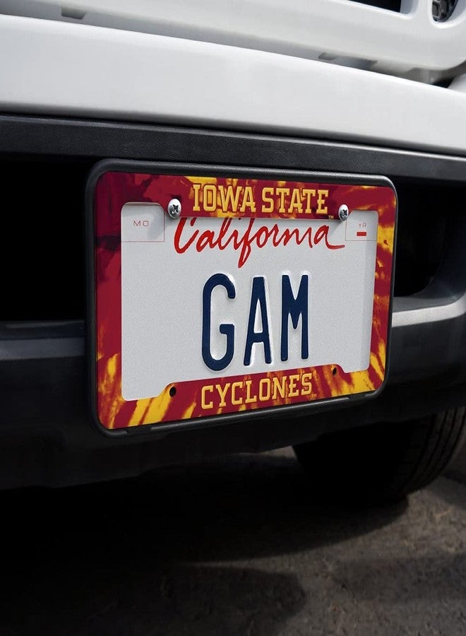 GRAPHICS & MORE Iowa State University Tie-Dye License Plate Tag Frame - Image 2