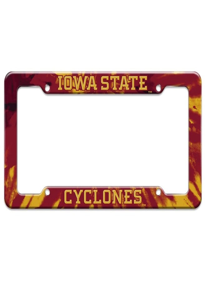 GRAPHICS & MORE Iowa State University Tie-Dye License Plate Tag Frame - Image 1