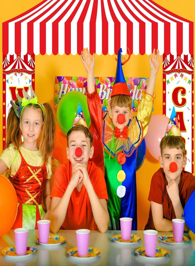 Ziliny 3 Pcs Carnival Party Decorations Circus Tent Awning Halloween Red White Banner Concession Stand(Festival Style) - Image 4