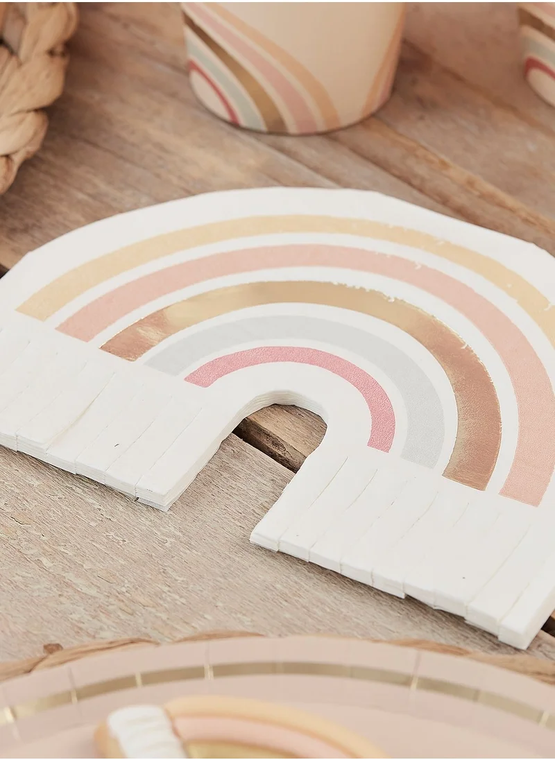 Ginger Ray Rainbow Fringed Napkin