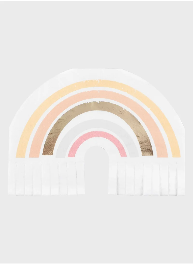 Ginger Ray Rainbow Fringed Napkin