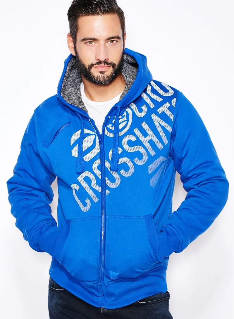 Cross Hatch Brayburn Zip Through Hoodie