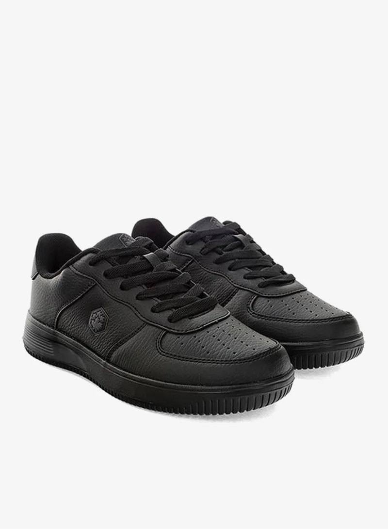 LUMBERJACK BLACK Men FINSTER Monotone Lace-Up Sneakers for Women | Best Price UAE