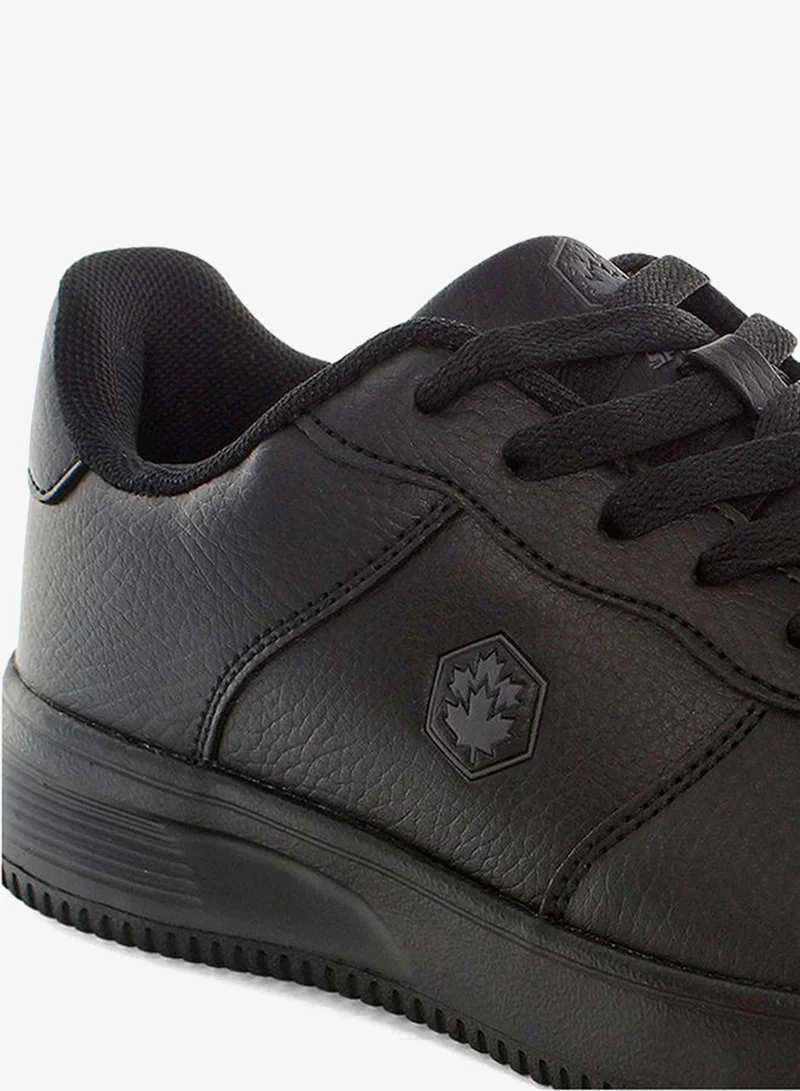 LUMBERJACK BLACK Men FINSTER Monotone Lace-Up Sneakers for Women | Best Price UAE
