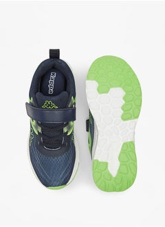 Kappa Boys' Colourblock Lace Detail Sports Shoes with Hook and Loop Closure  - Image 4