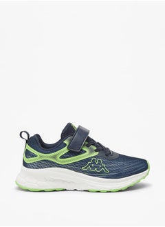 Kappa Boys' Colourblock Lace Detail Sports Shoes with Hook and Loop Closure  - Image 3