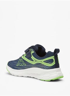 Kappa Boys' Colourblock Lace Detail Sports Shoes with Hook and Loop Closure  - Image 2