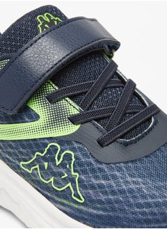 Kappa Boys' Colourblock Lace Detail Sports Shoes with Hook and Loop Closure  - Image 5