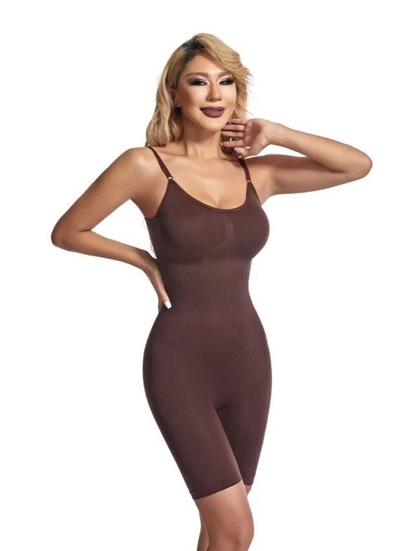 MIXSNOW النساء Shapewear البدلة البدنية سلس وسط الفخذ السراويل القصيرة البطن التحكم البدلة التنفس الخصر شكل الجسم الخصر مدرب - Image 1