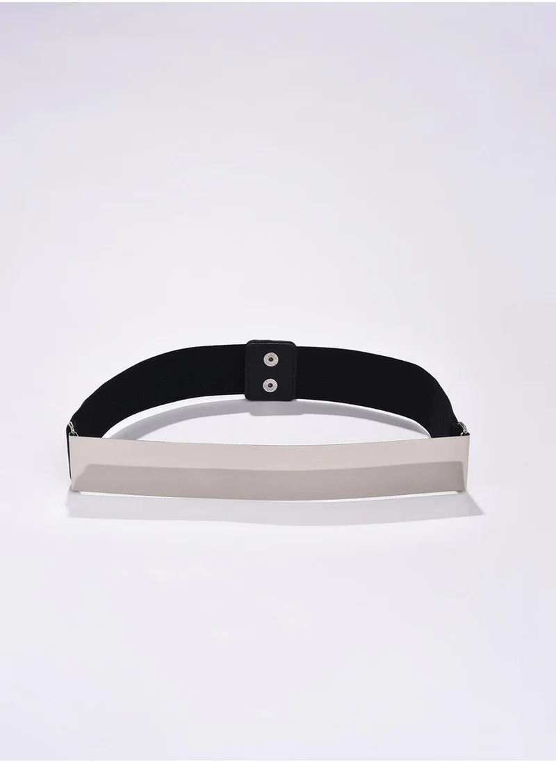 Haute Sauce Silver-Coloured-Toned Belt