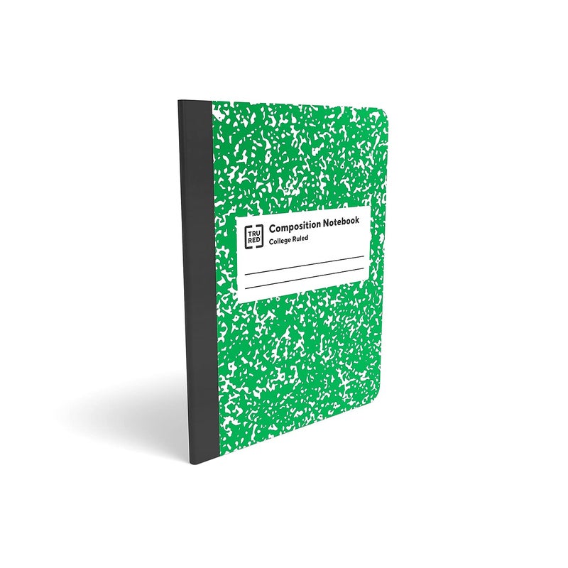 STAPLES 962512 Composition Notebook 975Inch x 75Inch College Ruled 100 Sh Green Office Product - Image 3
