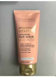 Precision Beauty Brightening Vitamin C Exfoliating Face Scrub Purify Detox Brighten Renew 