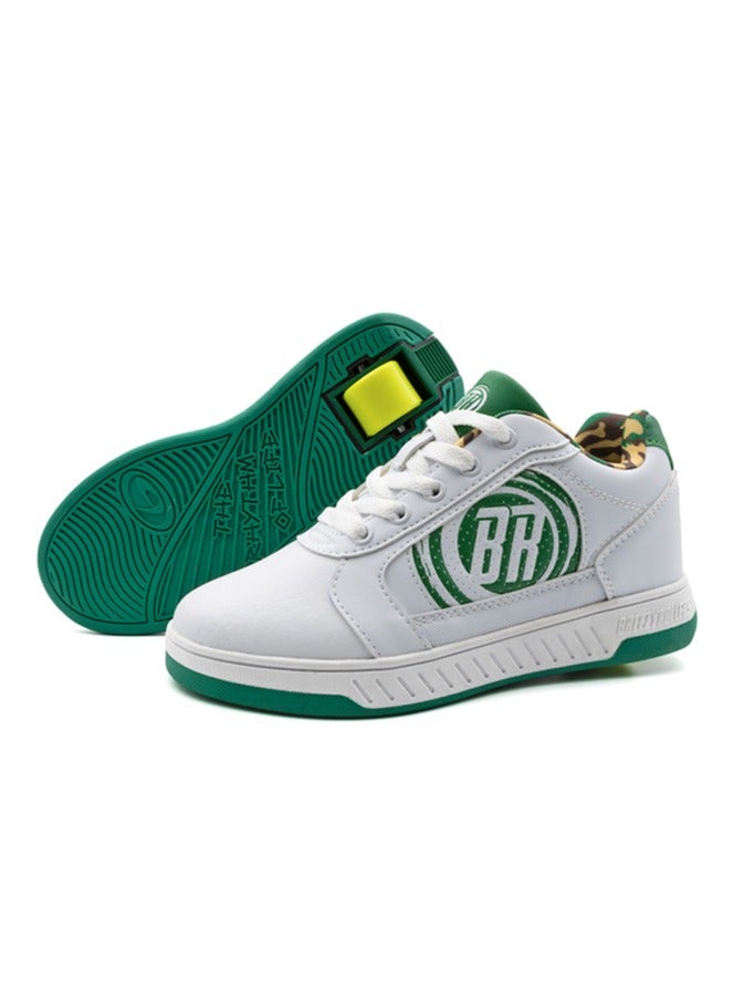 BREEZYROLLERS BREEZY ROLLERS shoes with wheels for children, Roller skates sneakers kids, From children's street shoes to roller skates in a few seconds, Patented click system, Trainers with wheels for girls & boys - Image 1