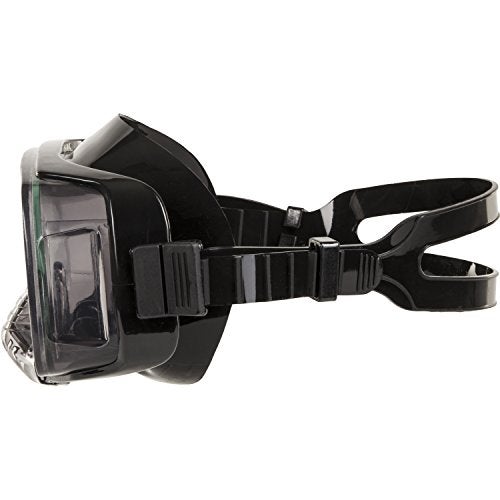 IST Imperial Panoramic View Hands-Free Water Clearance Mask (Black Silicone) - Image 3