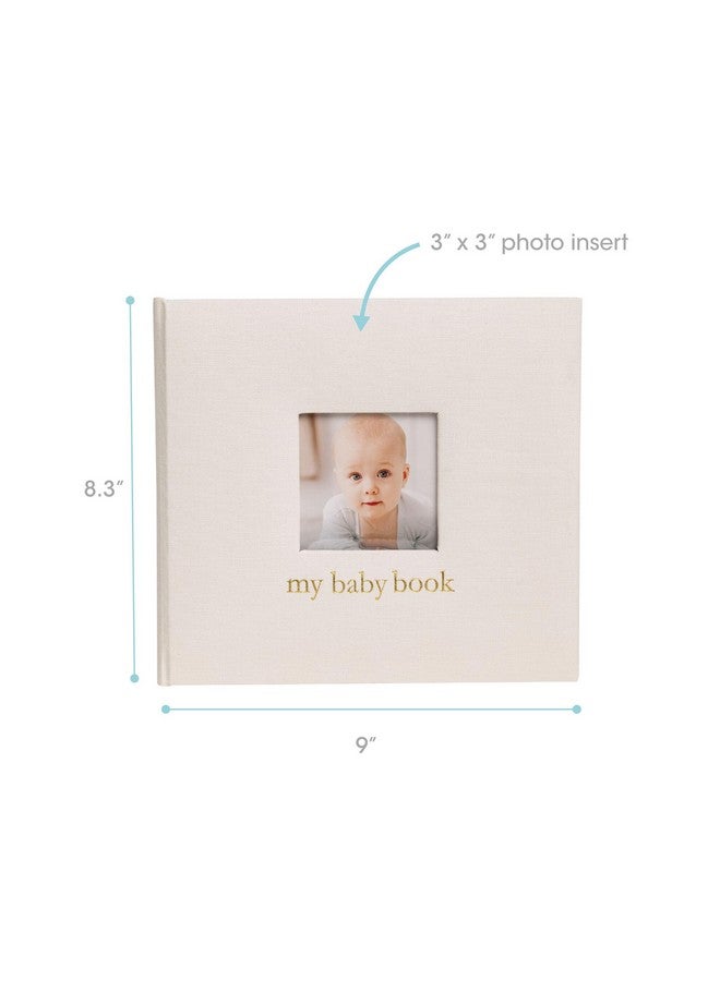 Pearhead Baby Memory Book, Baby's First 5 Years Keepsake Journal, Gender-Neutral Newborn Gift, Baby Girl or Boy Book, Ivory Linen - Image 2