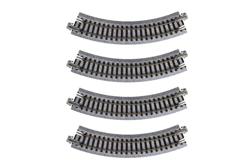 Kato USA Model Train Products UNITRACK Compact Tracks 4Piece 150mm6 Radius45Degree - Image 2