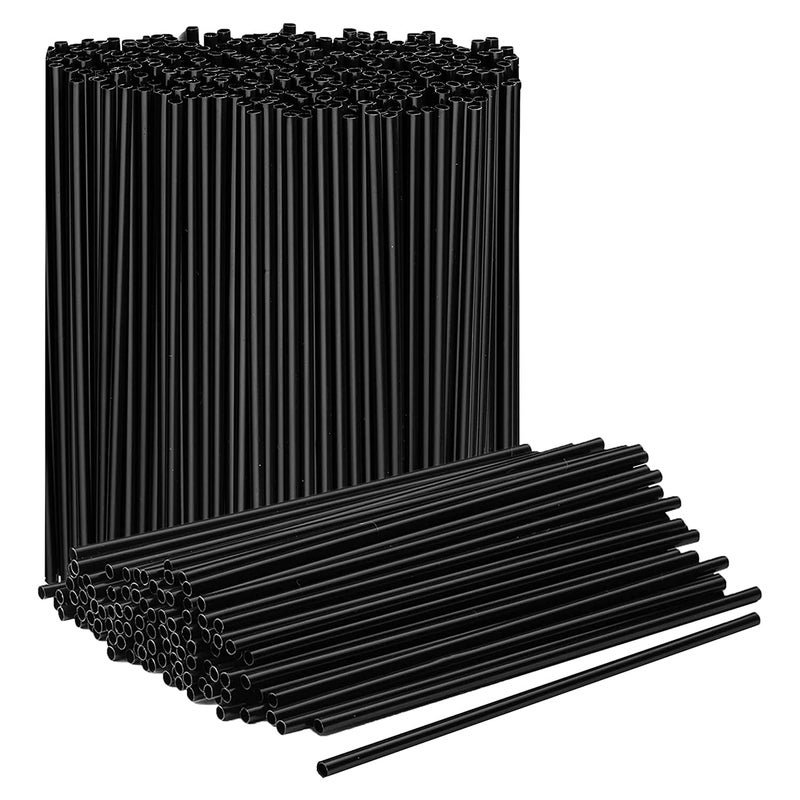 Prestee Plastic Coffee Stirrers 2000ct 55  Plastic Straws Drinks and Coffee Stir Sticks Cocktail Swizzle Sticks Disposable Stir Stick Drinking Straws for Cocktails Black
