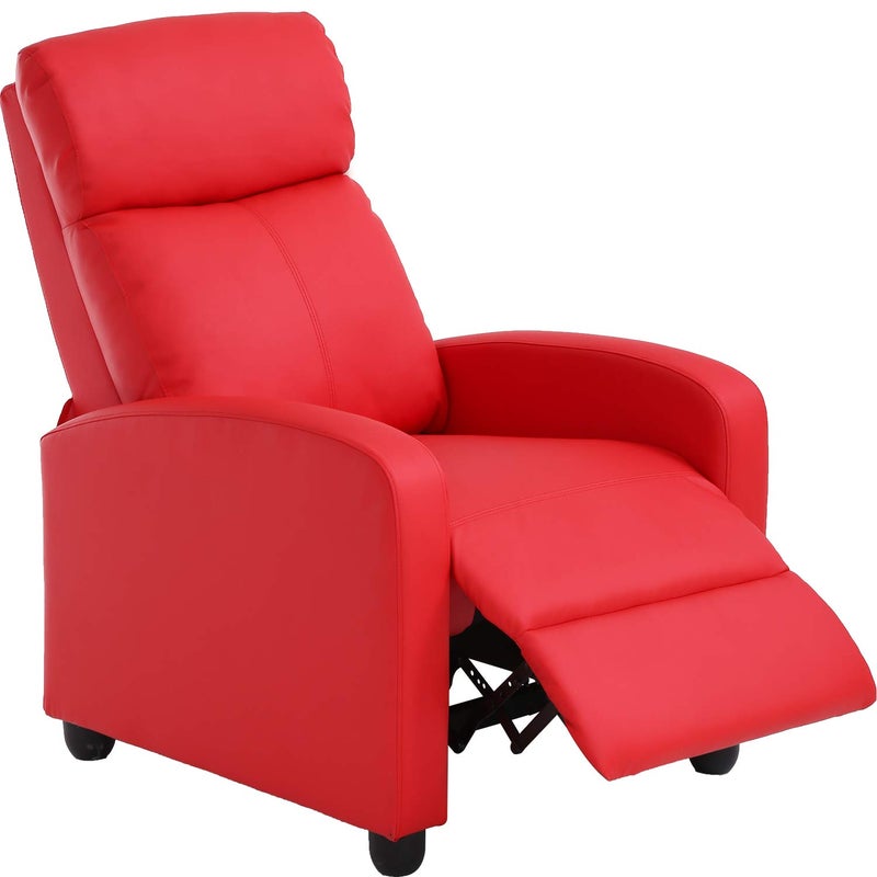 FDW FDW Recliner Chair for Living Room Home Theater Seating Single Reclining Sofa Lounge Reading with Padded Seat Backrest 