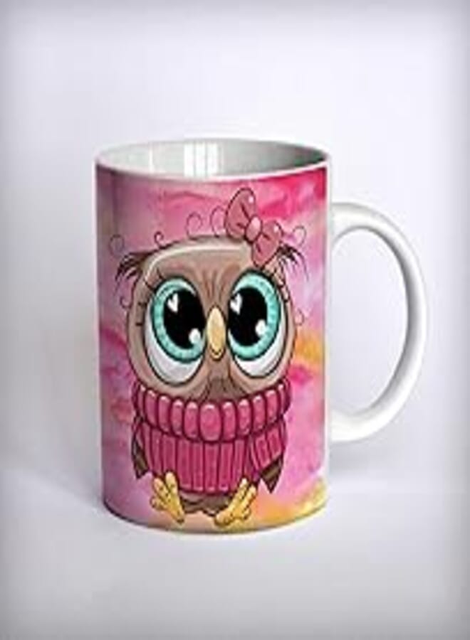 Owl mug Ceramic