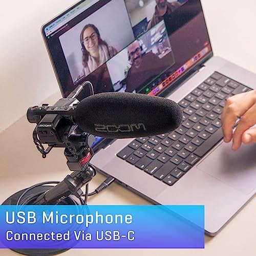 Zoom M3 MicTrak Stereo On-Camera Shotgun Microphone with 32-Bit Float, 90 degree, 120 degree, and MONO Mode, Shockmount, USB Microphone Compatible, and Battery Powered - Image 5