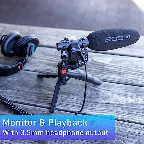 Zoom M3 MicTrak Stereo On-Camera Shotgun Microphone with 32-Bit Float, 90 degree, 120 degree, and MONO Mode, Shockmount, USB Microphone Compatible, and Battery Powered - Image 4
