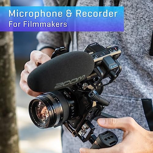 Zoom M3 MicTrak Stereo On-Camera Shotgun Microphone with 32-Bit Float, 90 degree, 120 degree, and MONO Mode, Shockmount, USB Microphone Compatible, and Battery Powered - Image 3