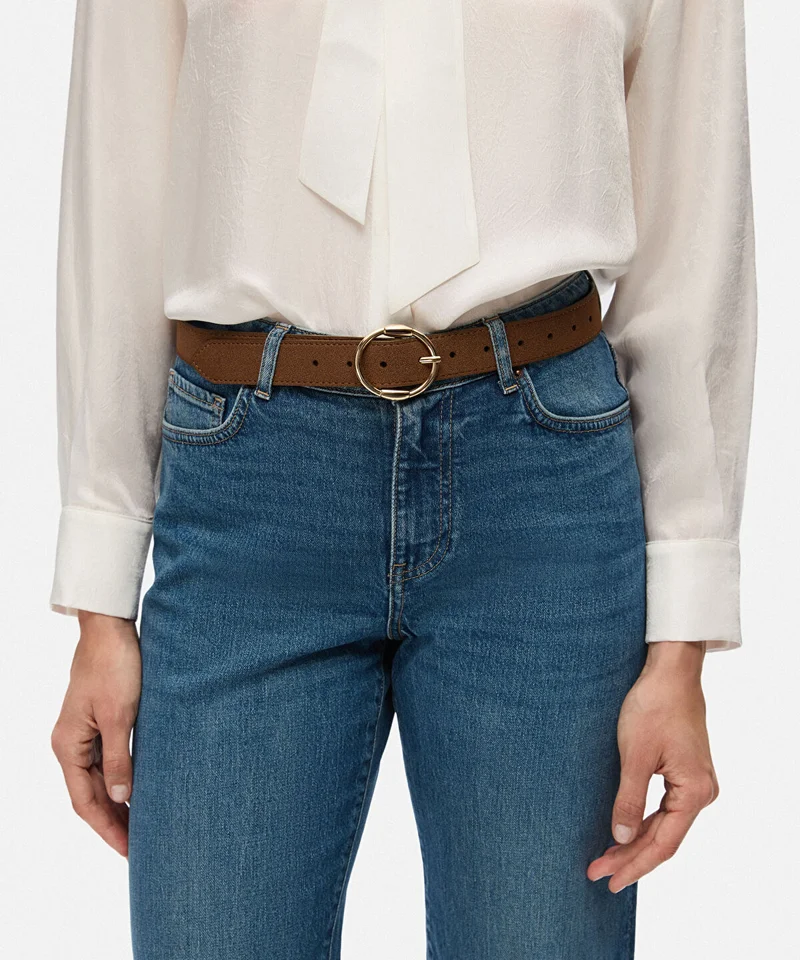 Ipekyol Oval Buckle Belt