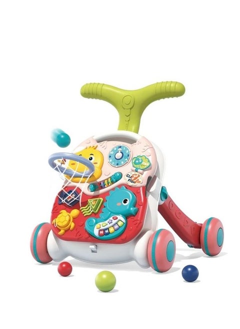 Musical Stroller 3 In1 Walker , Game Table And Game Board