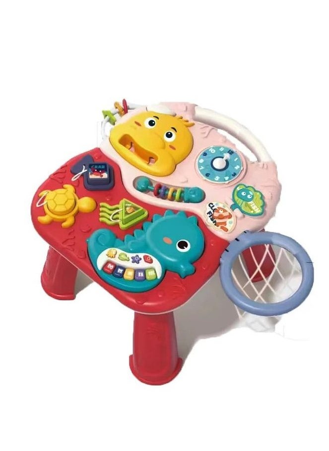 Musical Stroller 3 In1 Walker , Game Table And Game Board