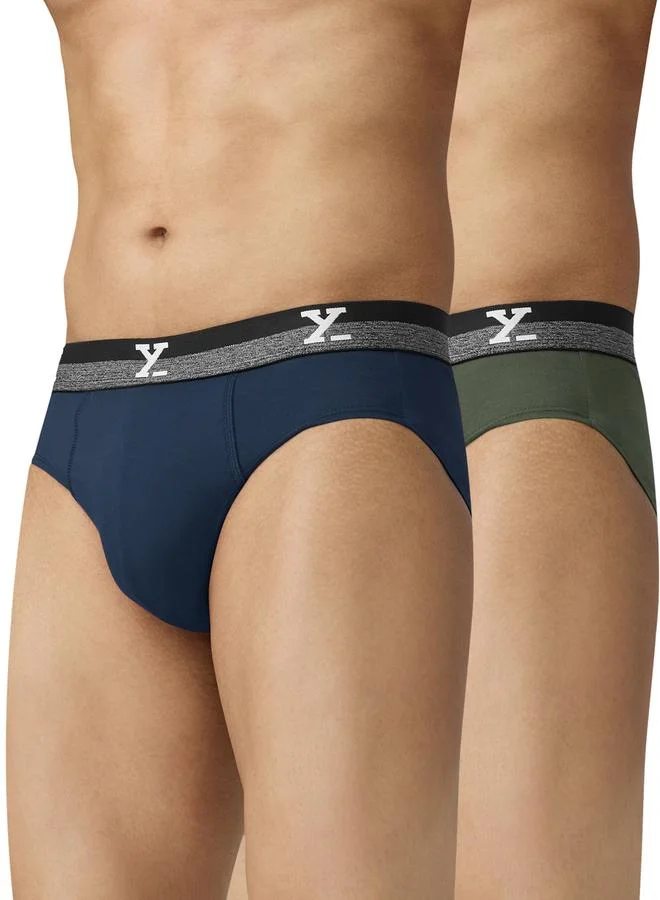 اكس واي اكس اكس حزمة من 2 - سراويل داخلية قطنية سادة