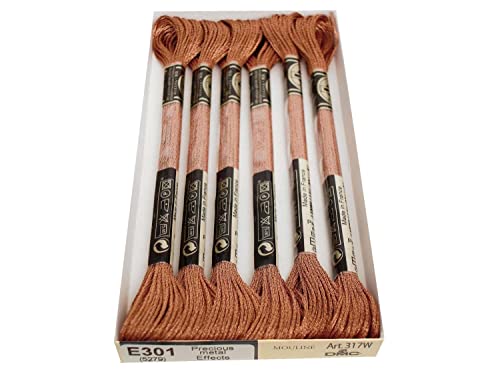 Dmc Light Effects Embroidery Floss 87ydCopper