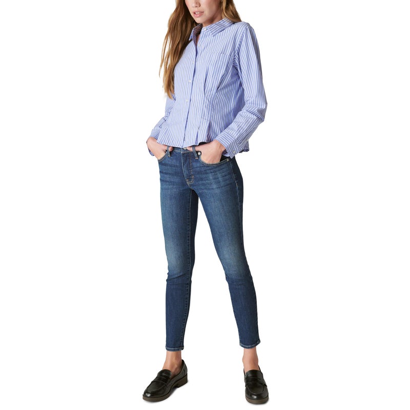 Lucky Brand Women's Ava Mid Rise Skinny Jean, High Peak, 29Wx27L - Image 1