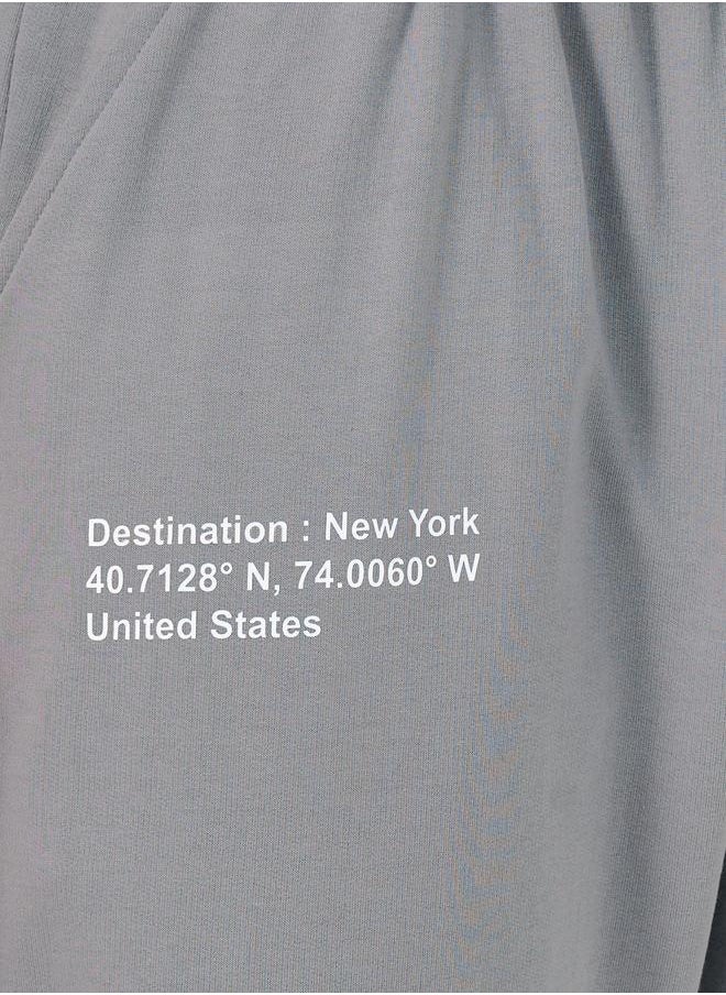 Styli Styli Slogan Print Oversized Open Hem Joggers  - Image 3