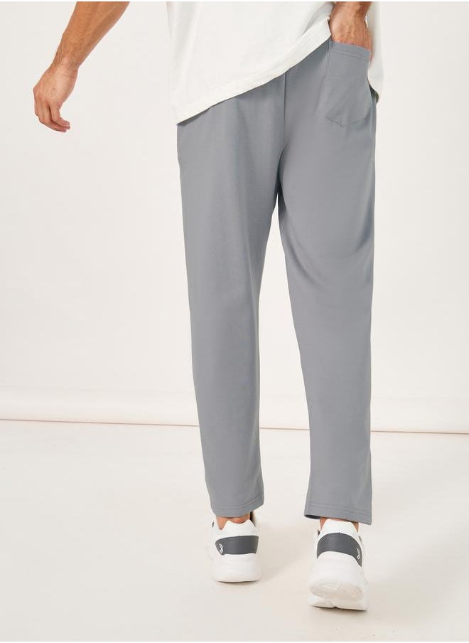 Styli - Slogan Print Oversized Open Hem Joggers - Image 1