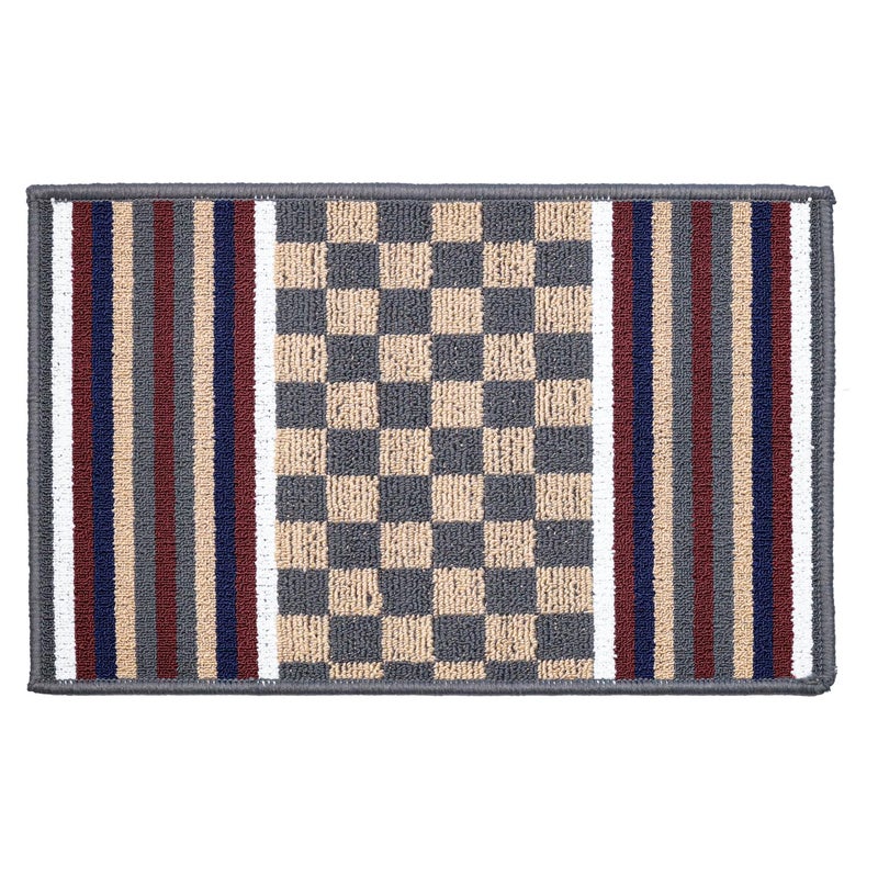 Status Contract Anti Slip Front Monsoon Doormat (38x58cm)| Living Room Rug |Polypropylene Floor Mat for Home|Essential Small Rug for Office, Bedroom & Kitchen|-Pack of 2(Grey), Rectangular - Image 4