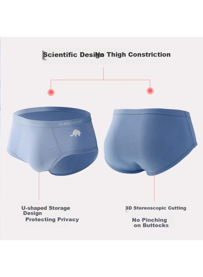 Suncisco Boys' Boxer Briefs 10-12-16 Years Old Junior High School Boys Triangle Shorts Cotton Puberty Teenagers 3XL - Image 3