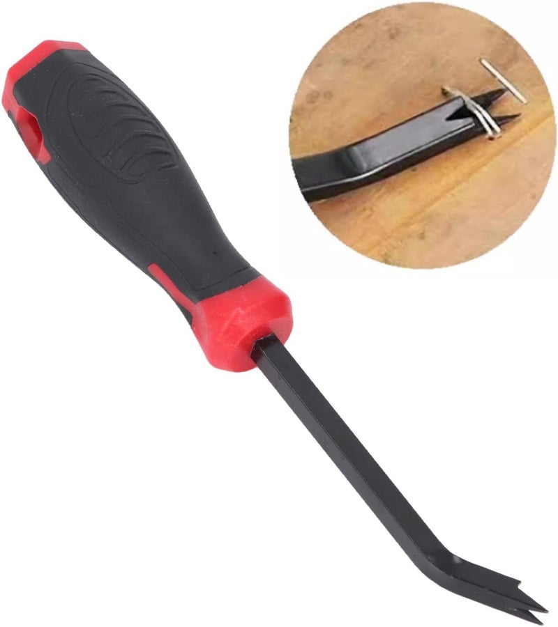 Heavy Duty Staple Puller, Nail Remover for Carpets Wood Flooring Furniture Architecture, Made of Cr V Steel with PP Handle for Easy Removal, Ideal and Beginners - Image 5