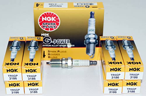 NGK # 3186 G-Power Platinum Spark Plugs TR5GP - 8 PCSNEW - Image 1