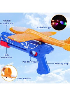 Swift 3 Pack Airplane Toy with Launcher, LED Foam Airplane Launcher Toy for Kids, 2 Flight Mode Airplanes Toys, Outdoor Toys for Boys Girls  - Image 5