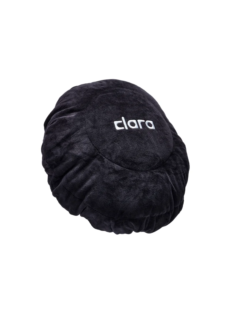 CLARA Clara Heat Cap with Flax Seeds – Microwave Thermal Hair Treatment Cap for Deep Conditioning & Oil Absorption