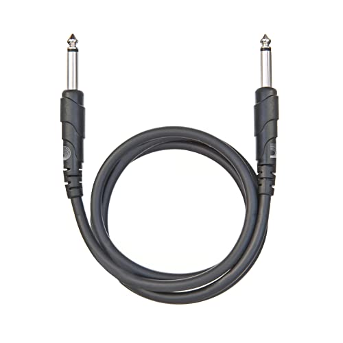 Planet Waves D'Addario Guitar Cable - Patch Cable - Pedalboard Cable - Mono - 1/4 Inch Male to 1/4 Inch Male - 3 Feet/0.91 Meters - Straight Ends - 1 Pack - Image 1