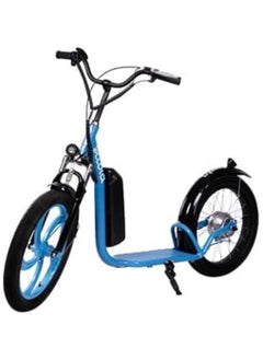 Glide 350W High-Speed Electric Kick Scooter with LED, Blue  - Image 1