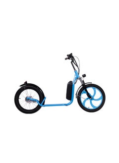 Glide 350W High-Speed Electric Kick Scooter with LED, Blue  - Image 2