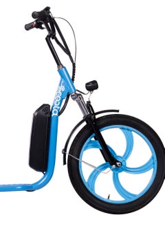 Glide 350W High-Speed Electric Kick Scooter with LED, Blue  - Image 3