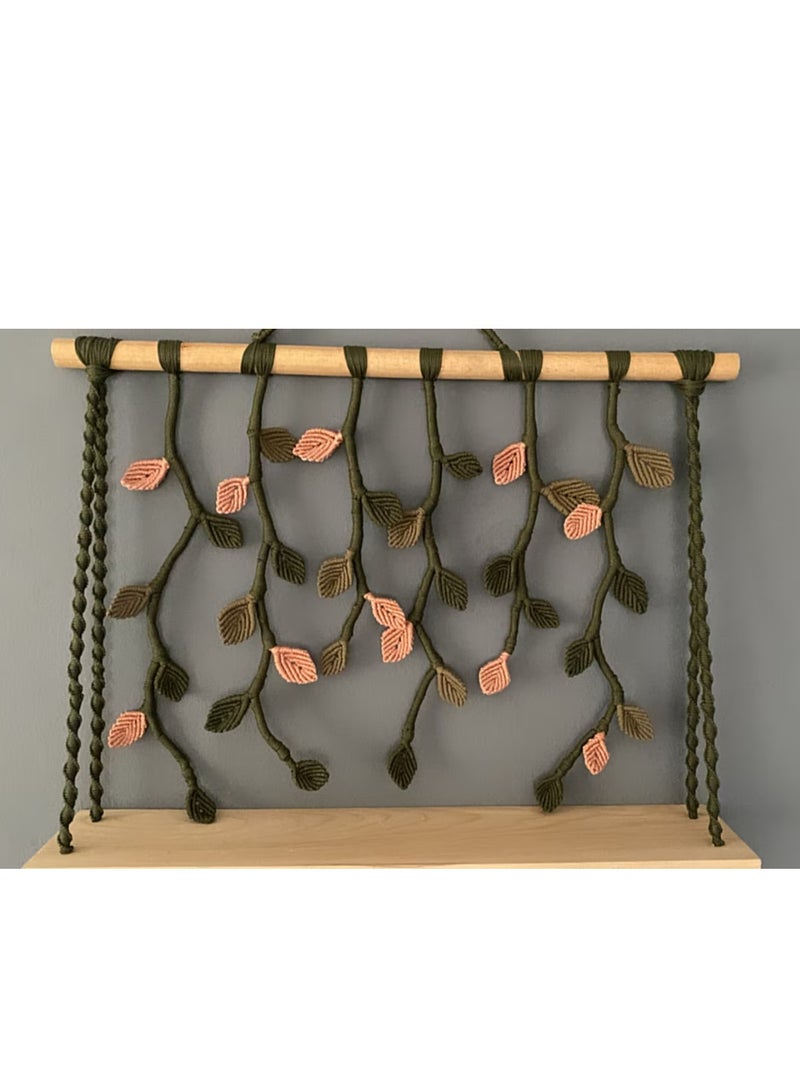 انتيكيانو رف حائط خشبي - Image 2