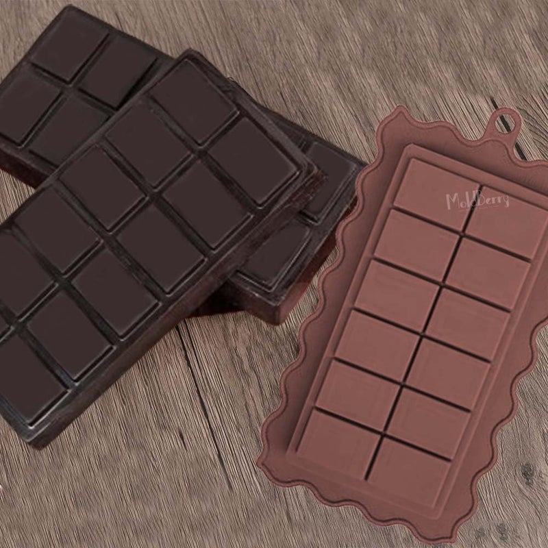 Moldberry Chocolate Bar Mold 1 Inch Deep Dubai Pistachio Chocolate Bar Silicone Thick Candy Mold Zigzag Kunafa Chocolate Molds for Filling Stuffed Knafeh Pistachio Chocolate Mold Pack 1 - Image 5